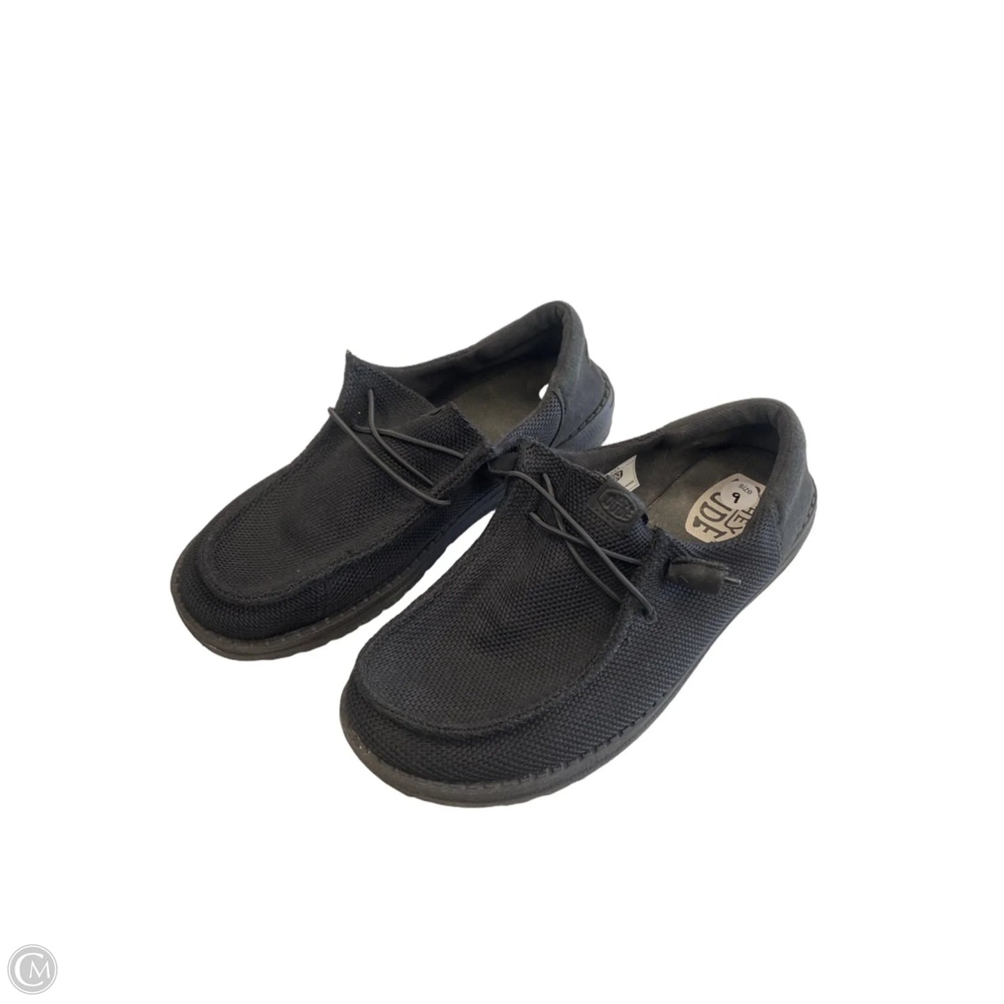 Shoes Sneakers By Hey Dude In Black, Size: 9