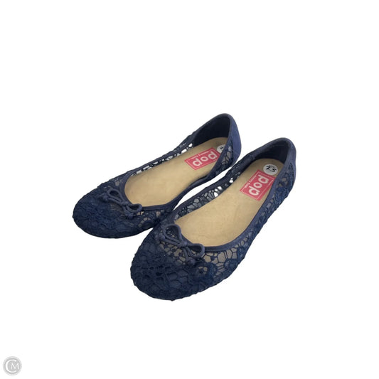 Shoes Flats By Clothes Mentor In Navy, Size: 7.5