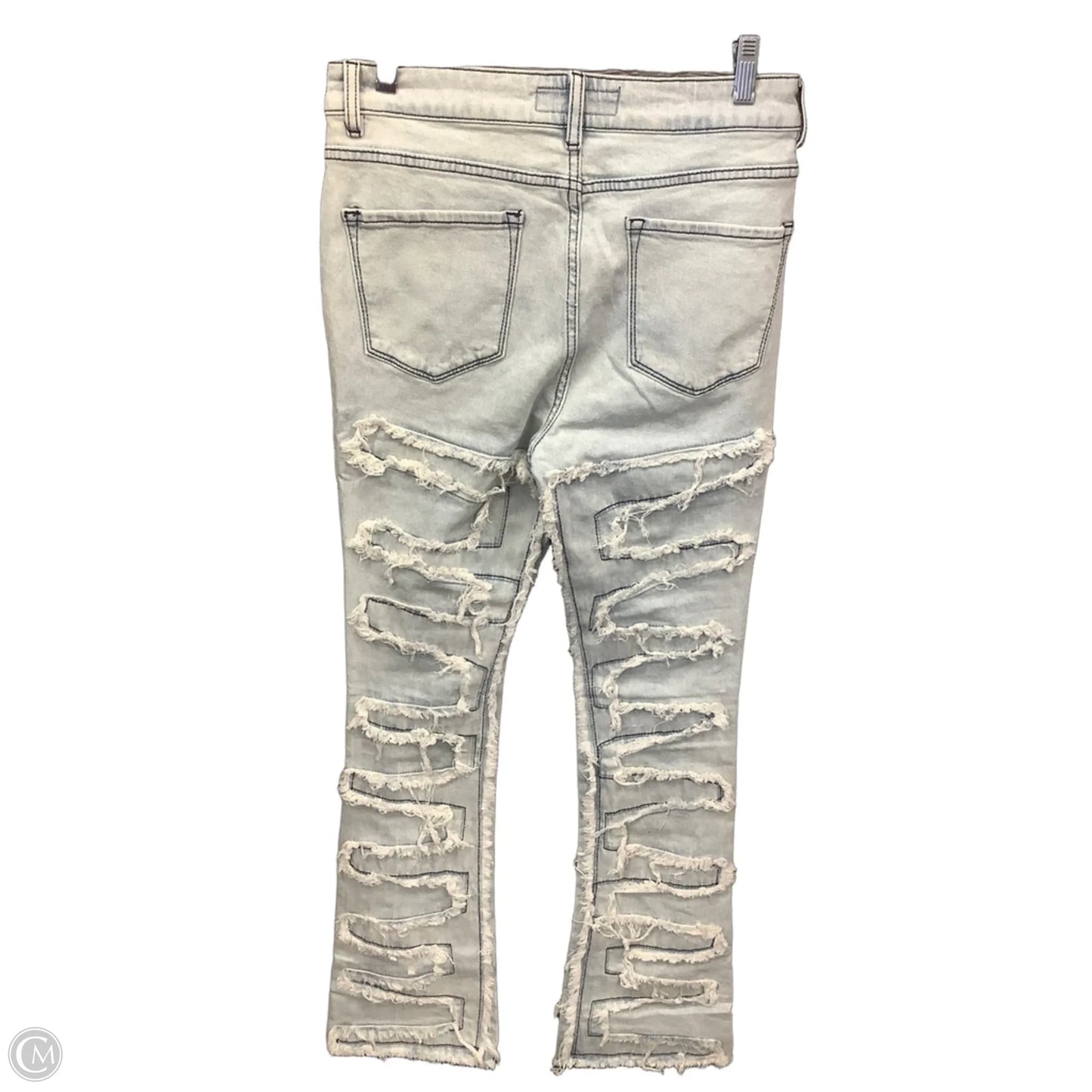 Jeans Flared By Clothes Mentor In Blue Denim, Size: 8