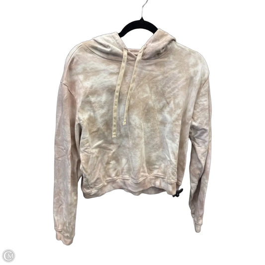 Athletic Sweatshirt Hoodie By Savvi In Beige, Size: Xl