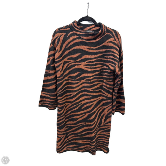 Dress Sweater By Ann Taylor In Animal Print, Size: S
