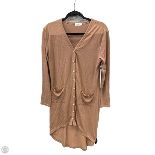 Dress Casual Midi By Clothes Mentor In Brown, Size: S