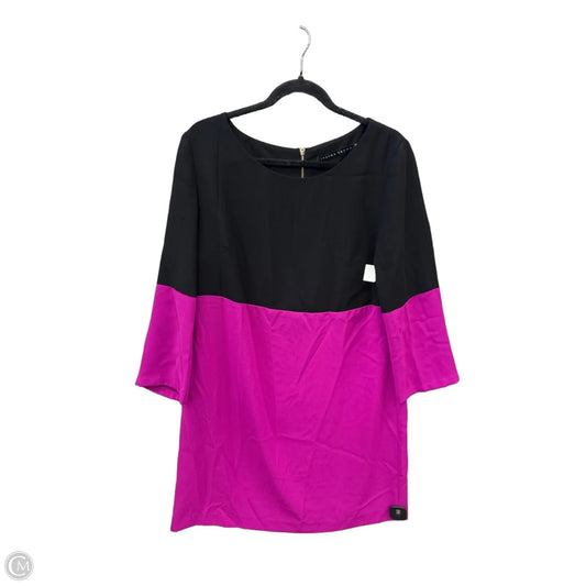 Dress Work By Ivanka Trump In Black & Pink, Size: L