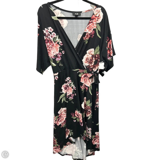 Dress Casual Maxi By Agb In Black, Size: L