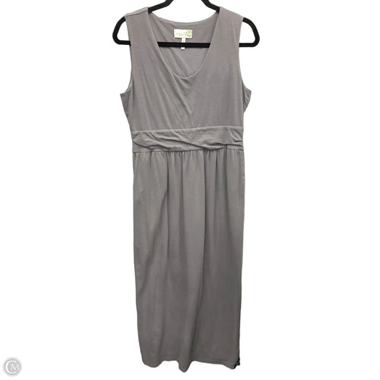 Dress Casual Maxi By Cme In Grey, Size: M