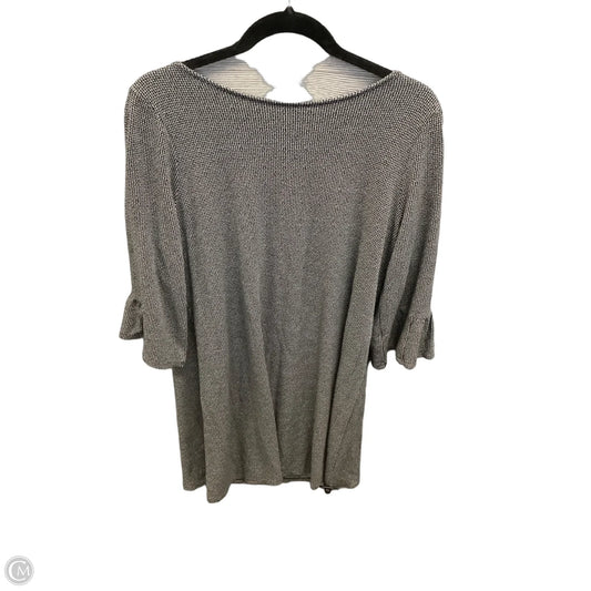 Dress Casual Short By J. Jill In Black & Grey, Size: M