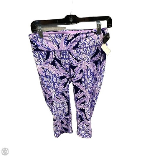 Capris Designer By Lilly Pulitzer In Purple, Size: M