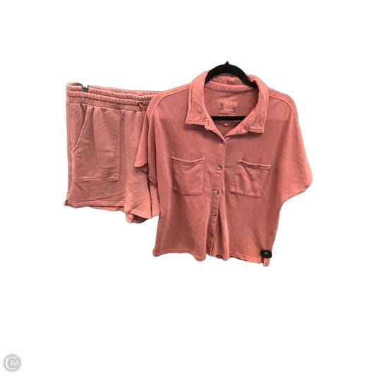 Shorts Set By C And C In Orange, Size: Xl