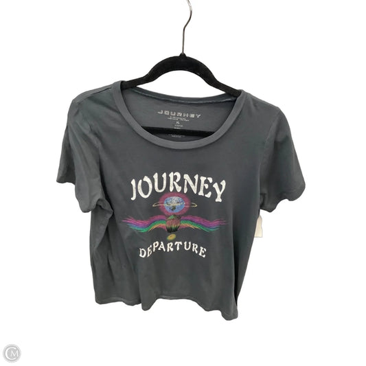 Top Short Sleeve By Clothes Mentor In Grey, Size: Xl