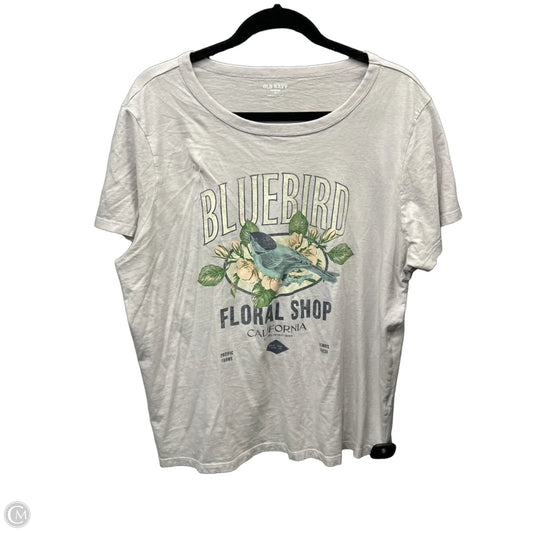 Top Short Sleeve By Old Navy In Purple, Size: Xl