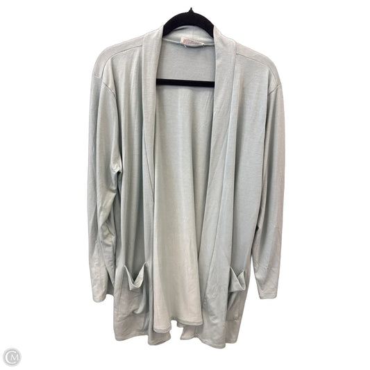 Cardigan By Zenana In Green, Size: 2x