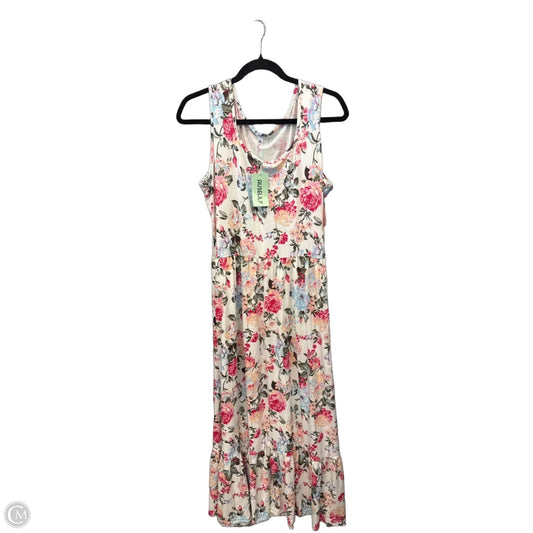 Dress Casual Maxi By Cme In Floral Print, Size: Xl