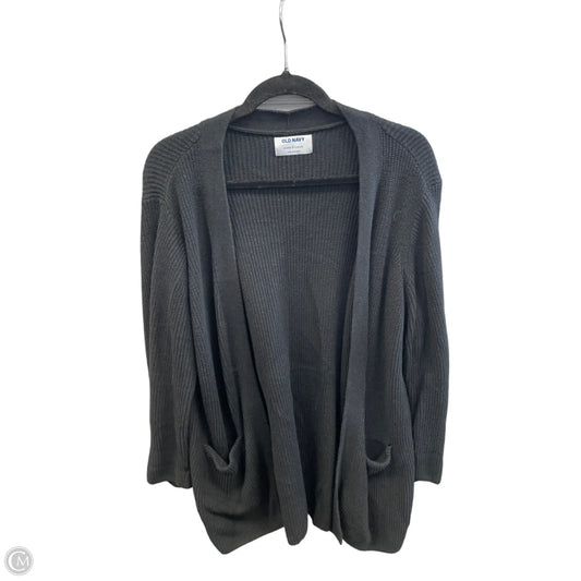Sweater Cardigan By Old Navy In Black, Size: L