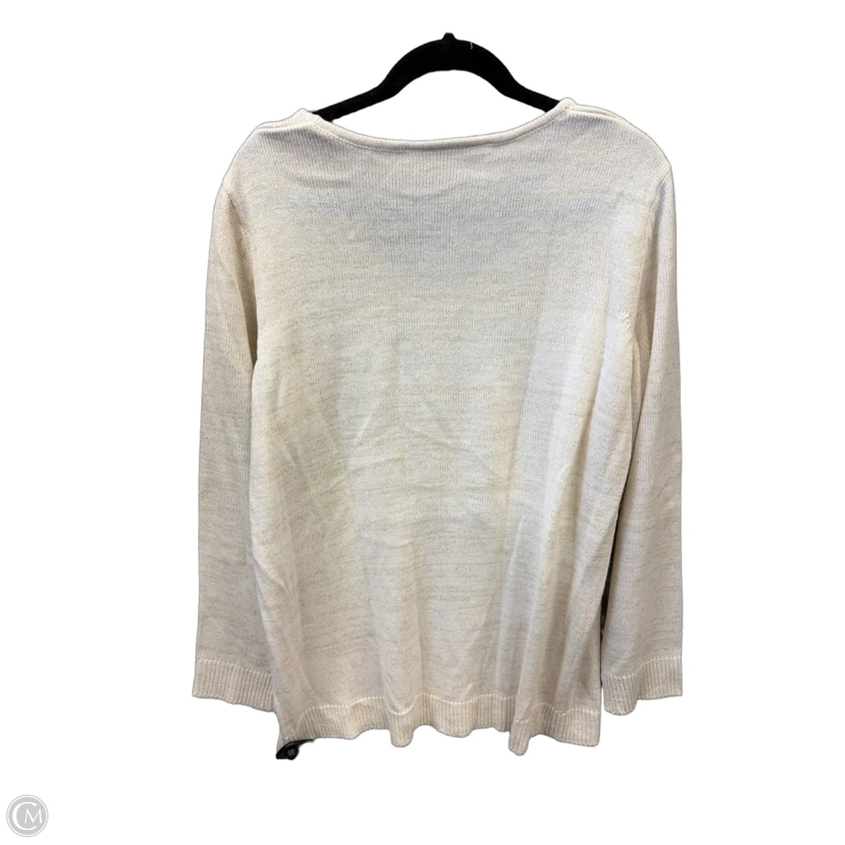Sweater By Essentials In Cream, Size: 1x