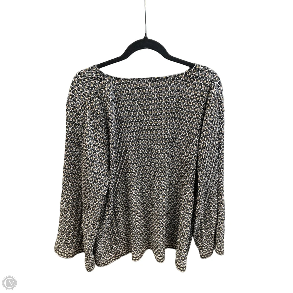 Top Long Sleeve By Max Studio In Black, Size: 2x