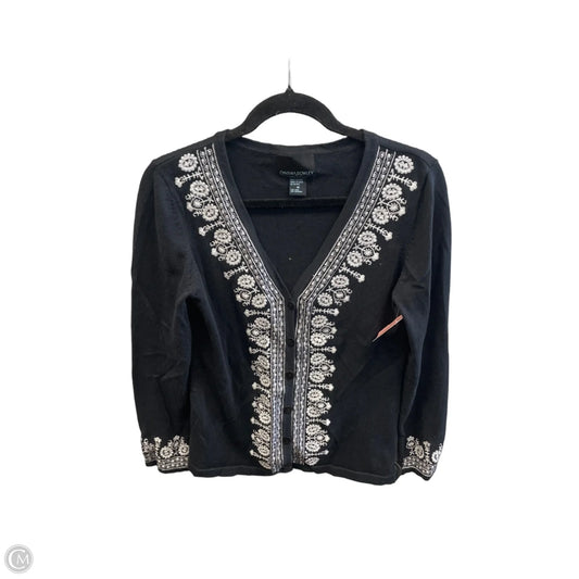 Sweater Cardigan By Cynthia Rowley In Black, Size: M