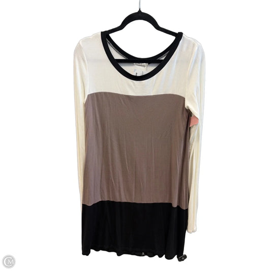 Tunic Long Sleeve By Mon Ami In Cream, Size: M