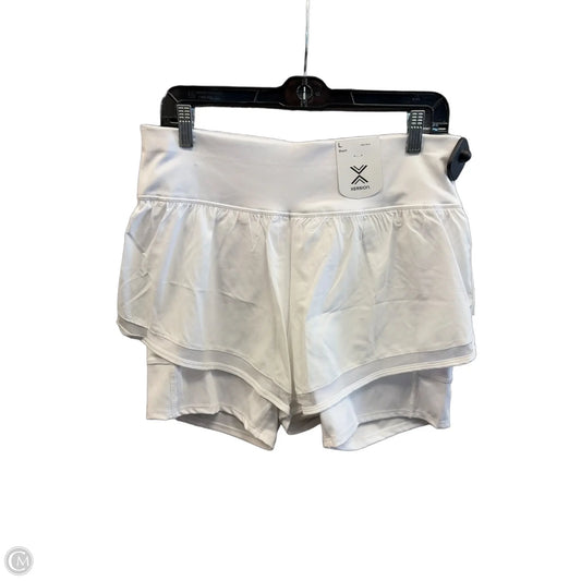 Athletic Shorts By Xersion In White, Size: L