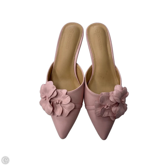 Shoes Heels Kitten By Coutgo In Pink, Size: 7