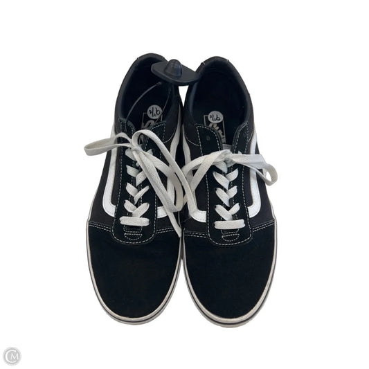 Shoes Sneakers By Vans In Black, Size: 9.5
