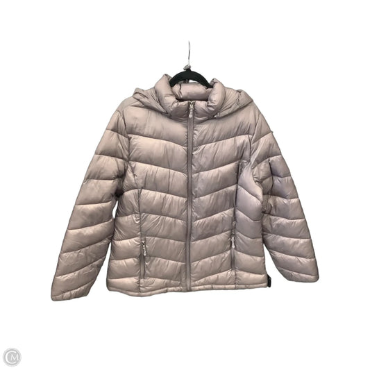 Coat Puffer & Quilted By Charter Club In Mauve, Size: Xl