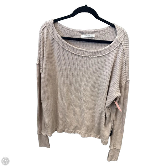 Top Long Sleeve By We The Free In Tan, Size: S