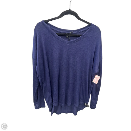 Top Long Sleeve By Well Worn In Blue, Size: L