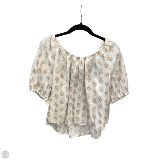 Top Short Sleeve By Old Navy In White, Size: Xl