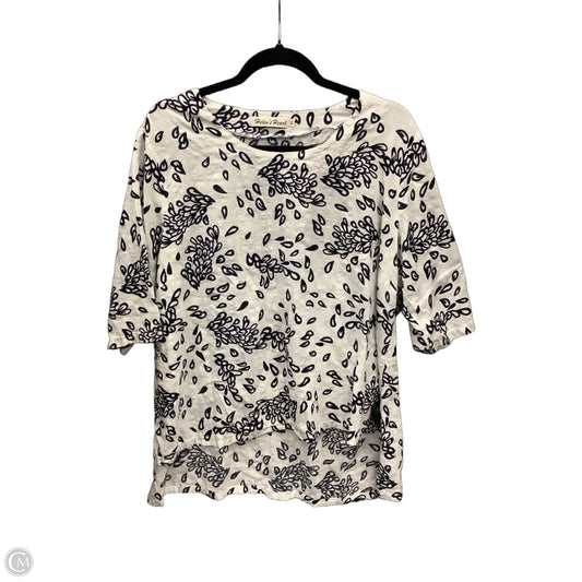 Top Short Sleeve By Clothes Mentor In White, Size: Xl