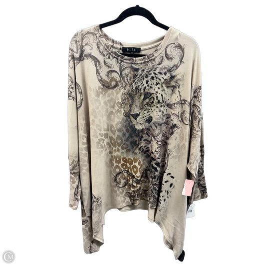 Poncho By Bleu In Tan, Size: M