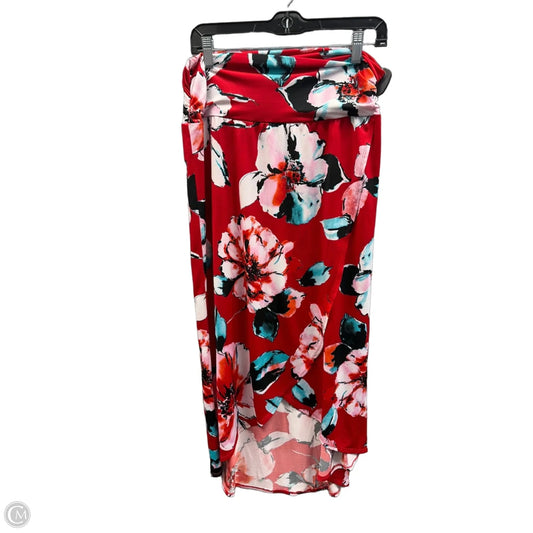 Skirt Maxi By Apt 9 In Red, Size: Xl