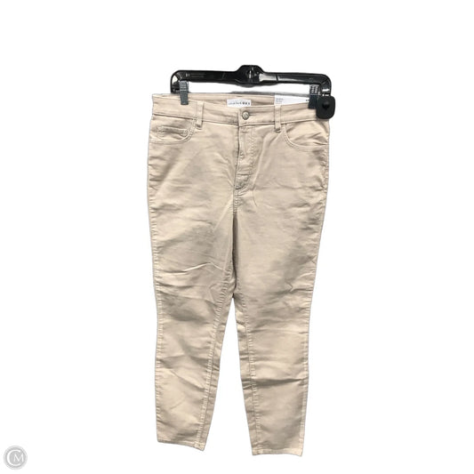 Pants Corduroy By Loft In Cream, Size: 10
