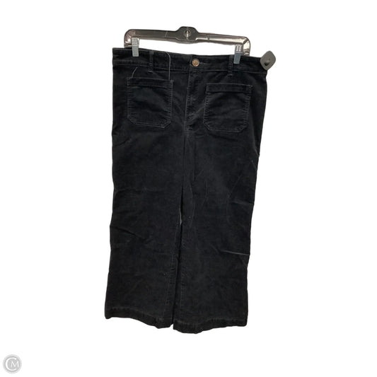 Pants Corduroy By Loft In Black, Size: 12p