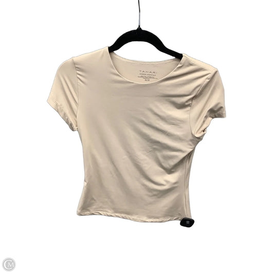 Top Short Sleeve By Tahari In Tan, Size: Xs