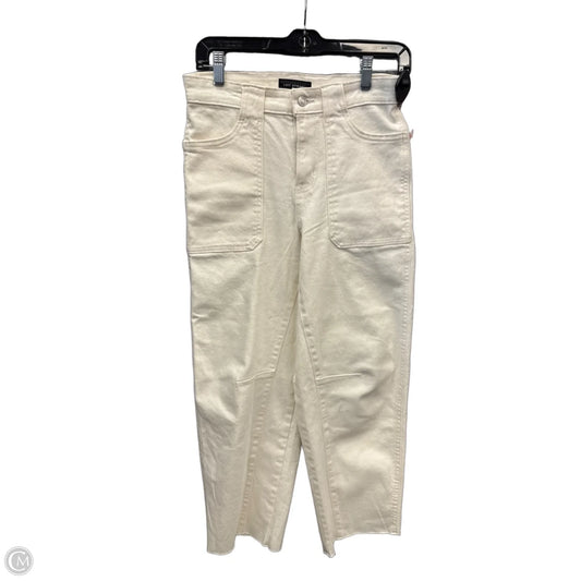 Jeans Cropped By Free Assembly In White Denim, Size: 0