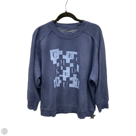 Sweatshirt Crewneck By Aerie In Navy, Size: S