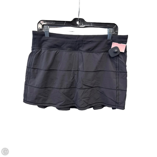 Athletic Skort By Lululemon In Black, Size: M