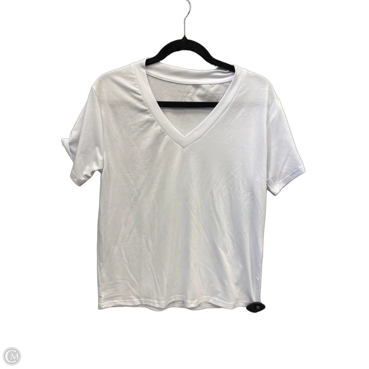 Top Short Sleeve Basic By Shein In White, Size: S