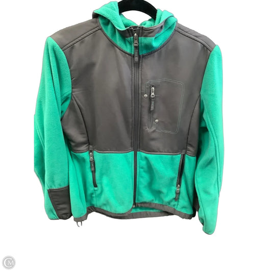 Jacket Fleece By Free Country In Green, Size: M