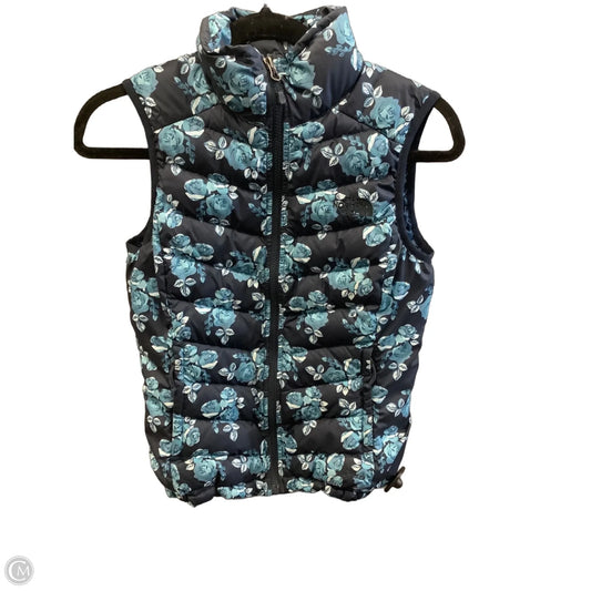 Vest Puffer & Quilted By The North Face In Navy, Size: Xs