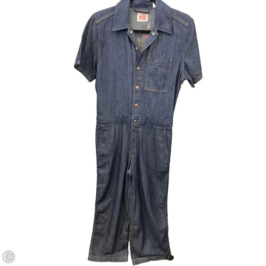Jumpsuit By Levis In Blue Denim, Size: Xs