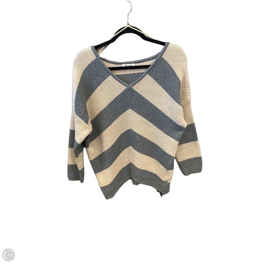 Sweater By Miracle In Tan, Size: M