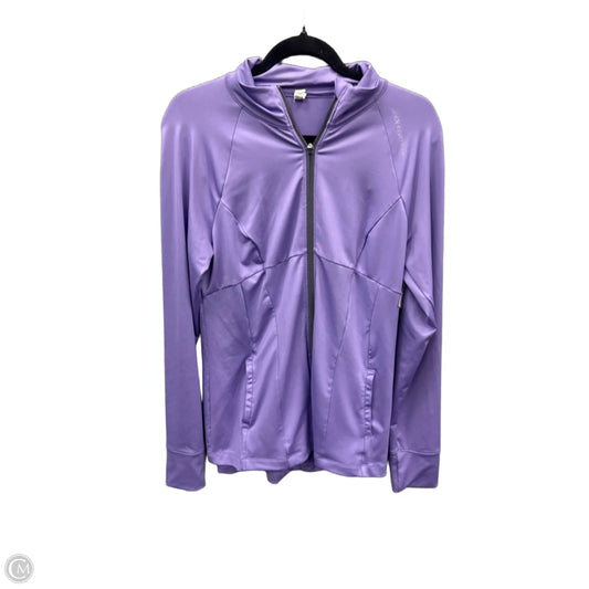 Athletic Jacket By Under Armour In Purple, Size: L
