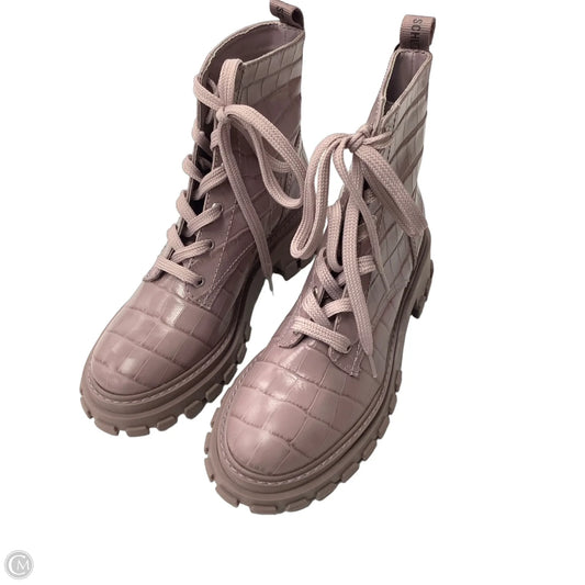 Boots Mid-calf Flats By Schutz In Purple, Size: 8.5