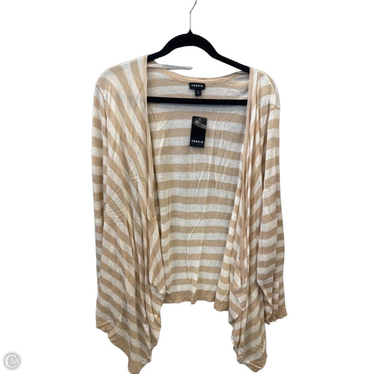 Cardigan By Torrid In Striped Pattern, Size: 3x