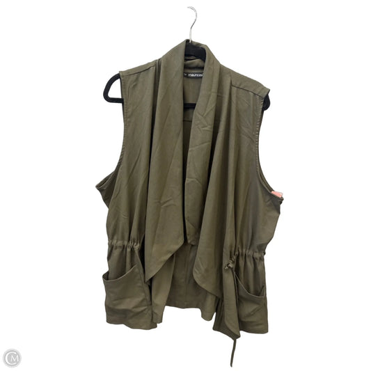 Vest Other By Maurices In Green, Size: 3x
