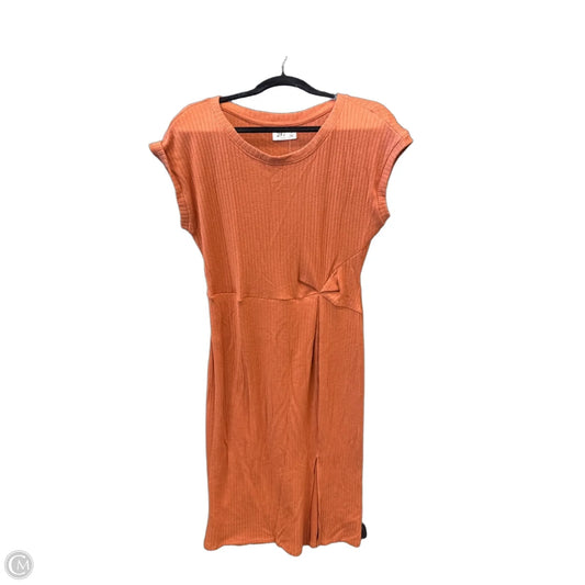 Dress Casual Midi By Maurices In Orange, Size: M