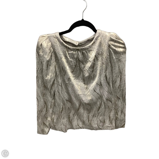 Top Long Sleeve By Cece In Gold, Size: S