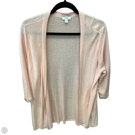 Cardigan By J. Jill In Peach, Size: 1x
