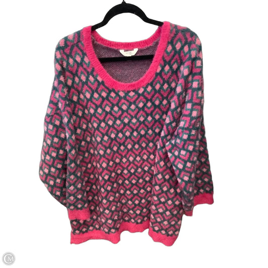 Sweater By Terra & Sky In Pink, Size: 3x